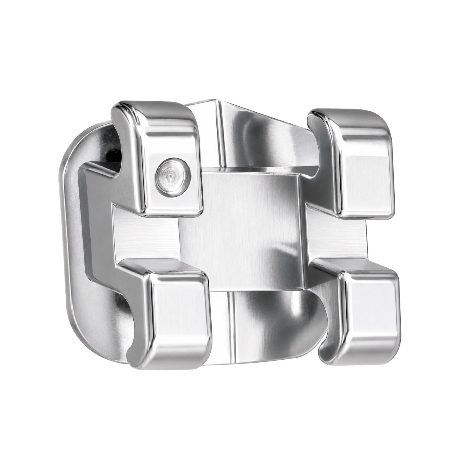 Bracket metálico, vista frontal.